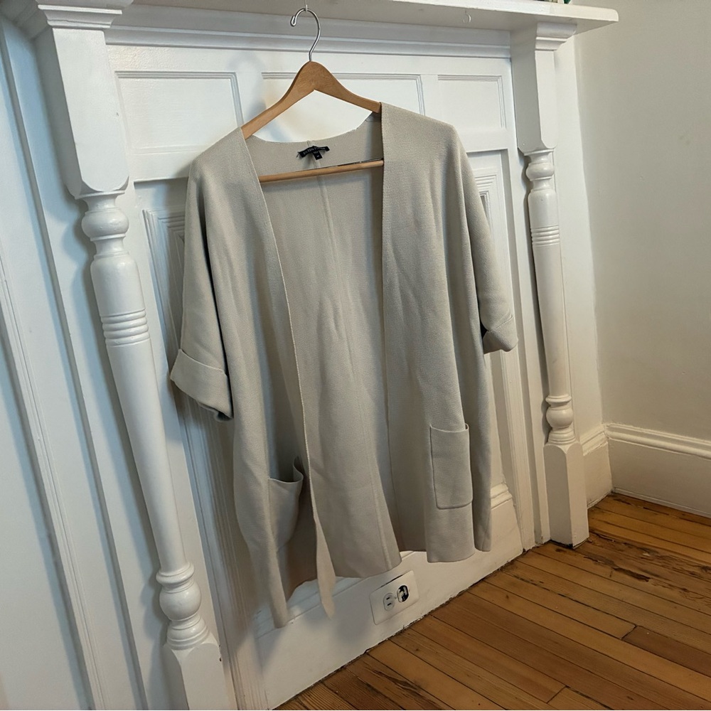 Eileen Fisher Cream-colored Knit Top